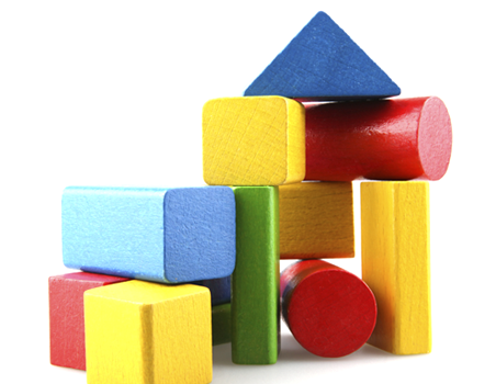 A picture of building blocks