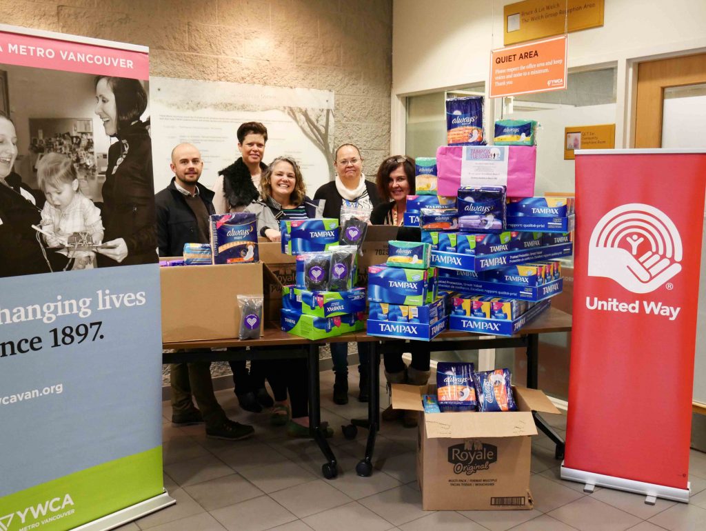 tampon tuesday delivery ywca united way march 22