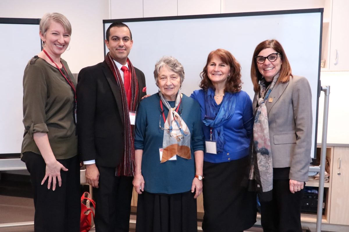 Minister Tassi with healthy aging group