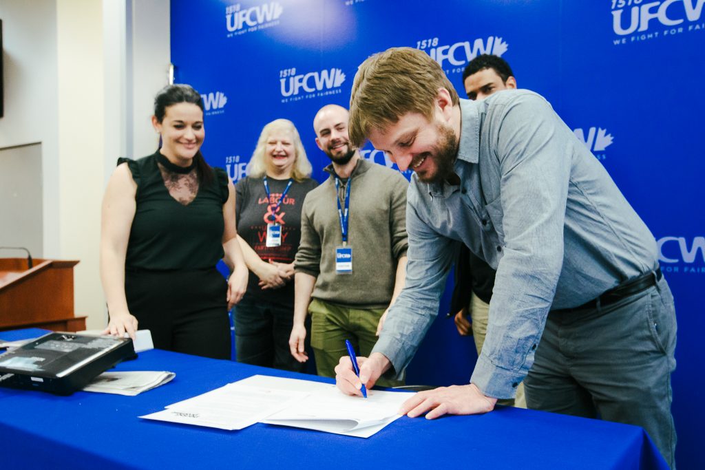 UFCW 1518 United Way Period Promise agreement
