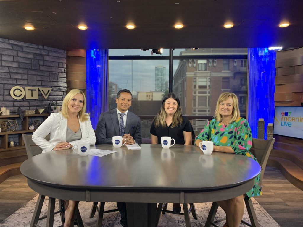 soraya bellou and kim winchell at CTV morning live